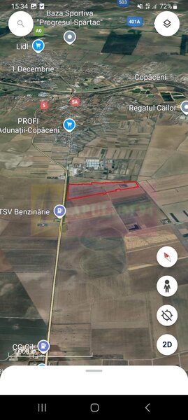 Teren 40ha Adunatii Copaceni | Industrial/ Logistic